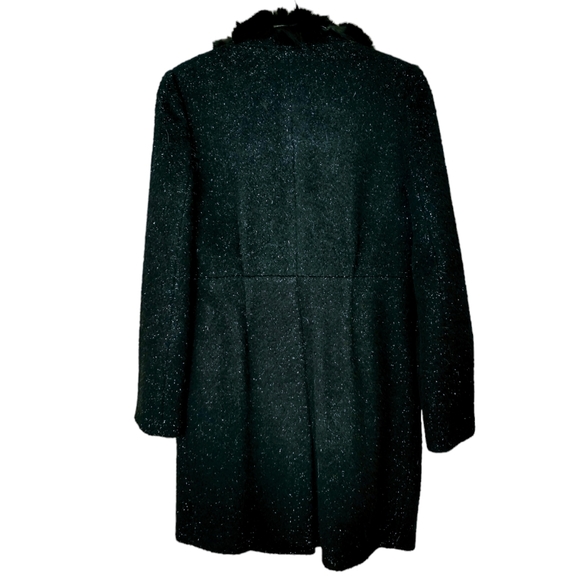💥Offers Welcome💥 Reasterisk Wool, Alpaca/(100% Fox Fur) Women's Coat - Picture 9 of 13